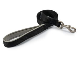 AN136010 VIVA PADDED NYLON LEAD BLACK|PURPLE 25MMX1M