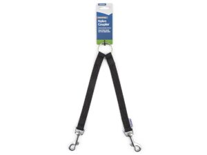 AN308110 ANCOL SEWN NYLON BLACK COUPLER 30cm