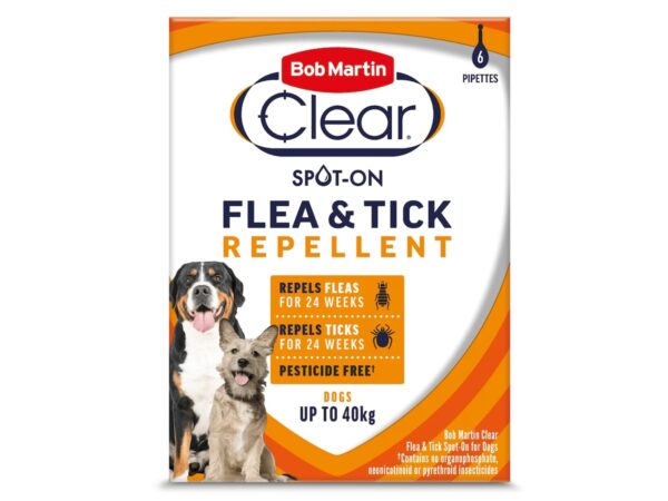 BOB MARTIN CLEAR SPOT ON FLEA LARGE DOG12WK