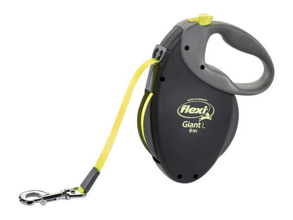 FL225BK GIANT NEON YELLOW TAPE BLACK LGE 8M