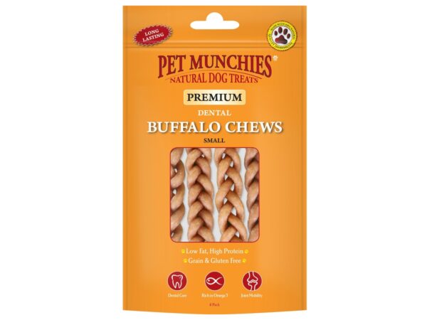PU1801NET PET MUNCHIES BUFFALO DENTAL CHEW SML 55G