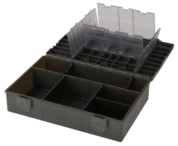 cbx091_fox_edges_medium_tackle_box_compartments_open FOX MEDIUM TACKLE BOX