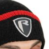 nhh018_rage_voyager_dark_grey_bobble_hat_logo_detail FOX RAGE VOYAGER DARK GREY BOBBLE HAT