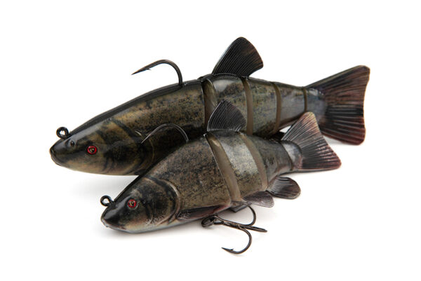 nre196_198_rage_replicant_natural_tench_both_sizes FOX RAGE REPLICANT JOINTED SUPER NATURAL TENCH