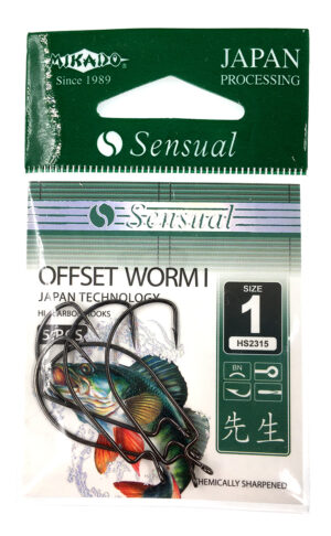 6070777593 Mikado Sensual Offset Worm I Hooks