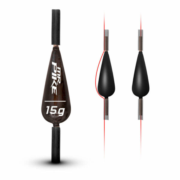 mrpike-slide-sinker-lead-free-schwarz MR. PIKE SLIDE SINKER LEAD-FREE 20g