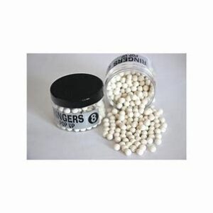 RINGER 8 WHITE RINGERS POP UP WHITE SHELFISH 8MM