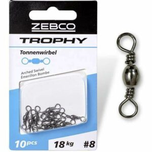TON ZEBCO TROPHY BARREL SWIVEL