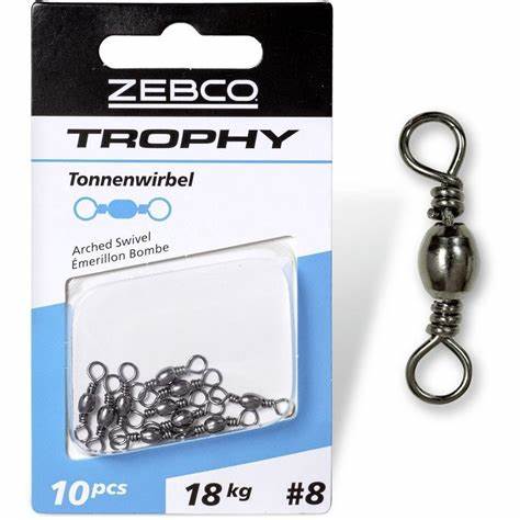 TON ZEBCO TROPHY BARREL SWIVEL