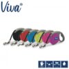 all colours s ANCOL VIVA RETRACTABLE 5M LEAD MEDIUM 30KG VARIOUS COLOURS
