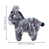 KONG Low Stuff Stripes Donkey 3 KONG Low Stuff Stripes Donkey