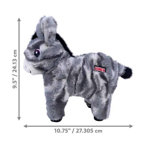 KONG Low Stuff Stripes Donkey 3 KONG Low Stuff Stripes Donkey