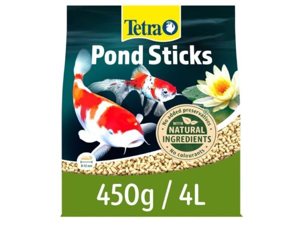 TETRA POND FOOD STICKS 450G 4L