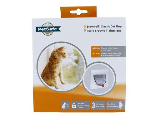 2025/06/1000059608.jpg STAYWELL4WAY CAT FLAP WHITE NOTUNNEL