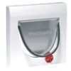 2025/06/1000059609.jpg STAYWELL4WAY CAT FLAP WHITE NOTUNNEL