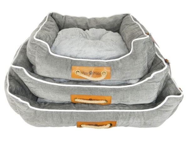 REPUBLIC OF PET NEST BED GREY ROPE 52CM-73CM