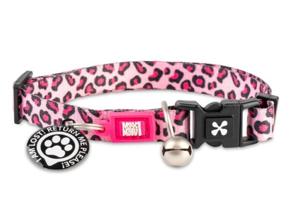 2025/07/1000062887.jpg M&M LEOPARD PINK SMART ID CAT COLLAR