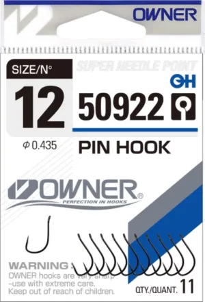 Owner PIN Hook Super Needle Point Barbed (50922) Hooks