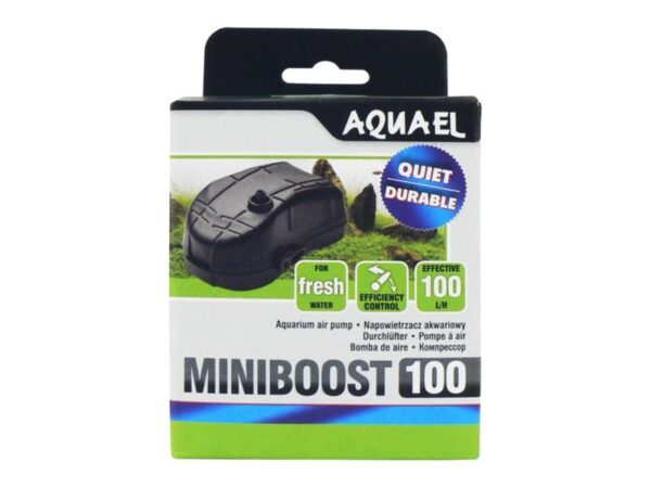AQUAEL MINI BOOST 100 AIR PUMP-TWIN O/LE 