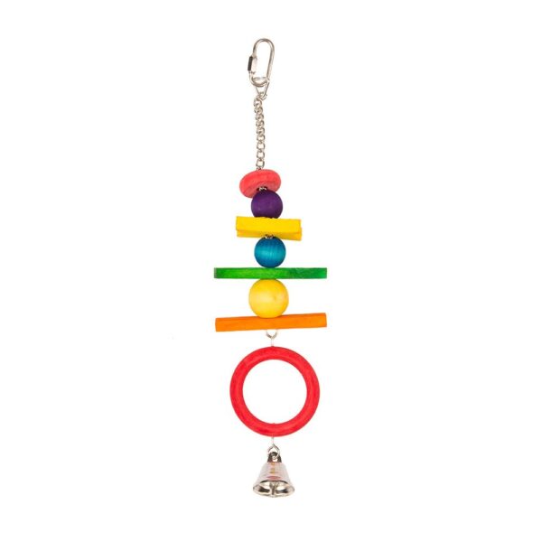 2026/06/1000084859.jpg DUVO BIRD TOY ACROBATE WITH COLORFUL WOODEN CUBES