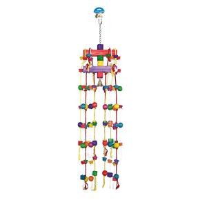 2026/06/1000084862.jpg DUVO BIRD TOY LARGE CAROUSEL ROPE AND COLOURFUL BLOCKS