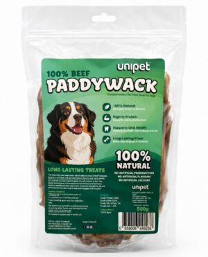 UNIPET BEEF PADDYWACK TREAT